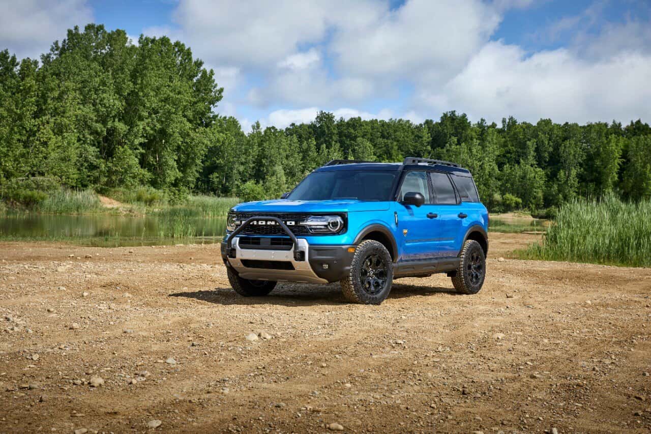 Ford vehicle on a rural Texas road