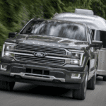 Ford F-150 pulling airstream