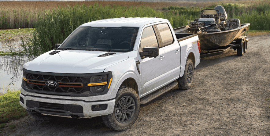 Ford F-150 Towing a boat