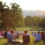 People at a park