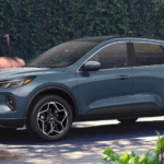 Ford Escape parked in yard