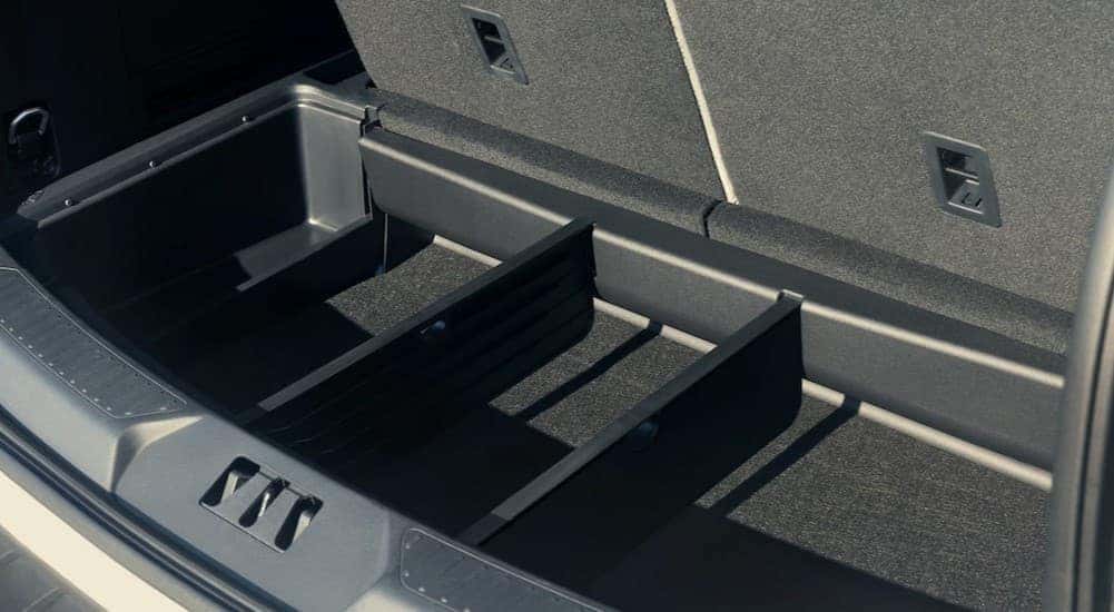 Cargo storage in a 2025 Ford Explorer.