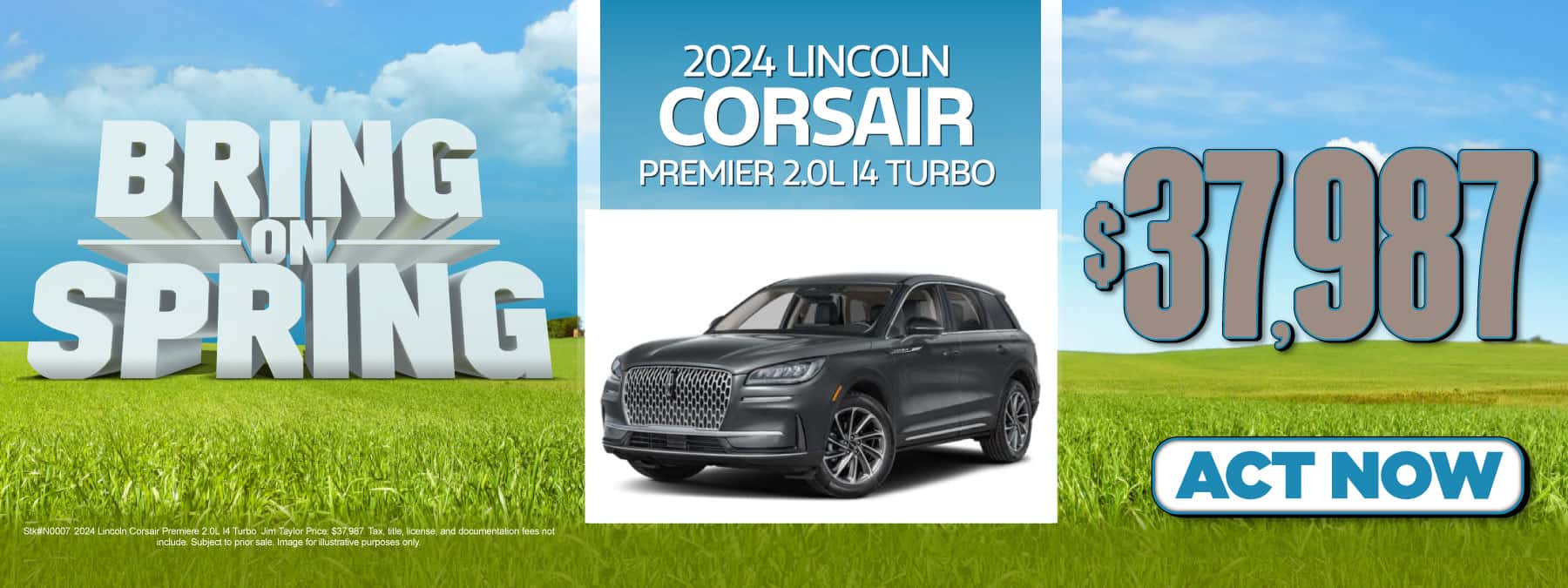2024 Lincoln Corsair Premiere 2.0L I4 Turbo $37,987