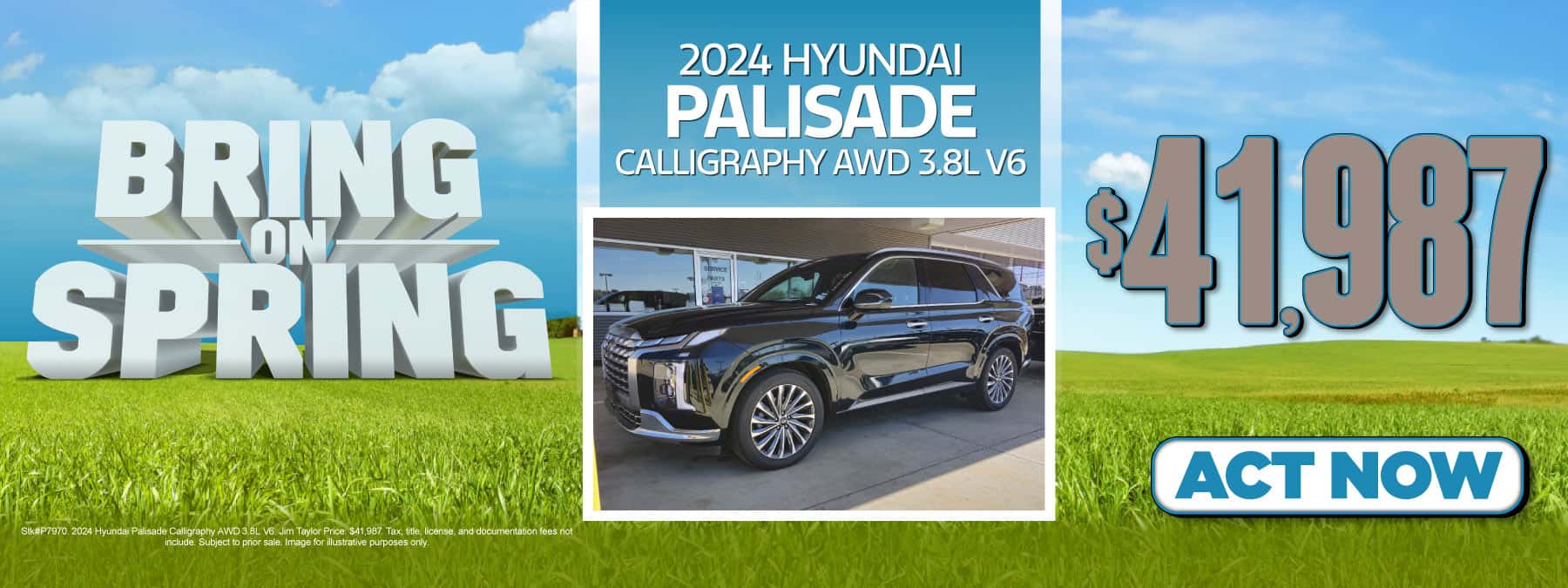 2024 Hyundai Palisade Calligraphy AWD 3.8L V6 $41,987