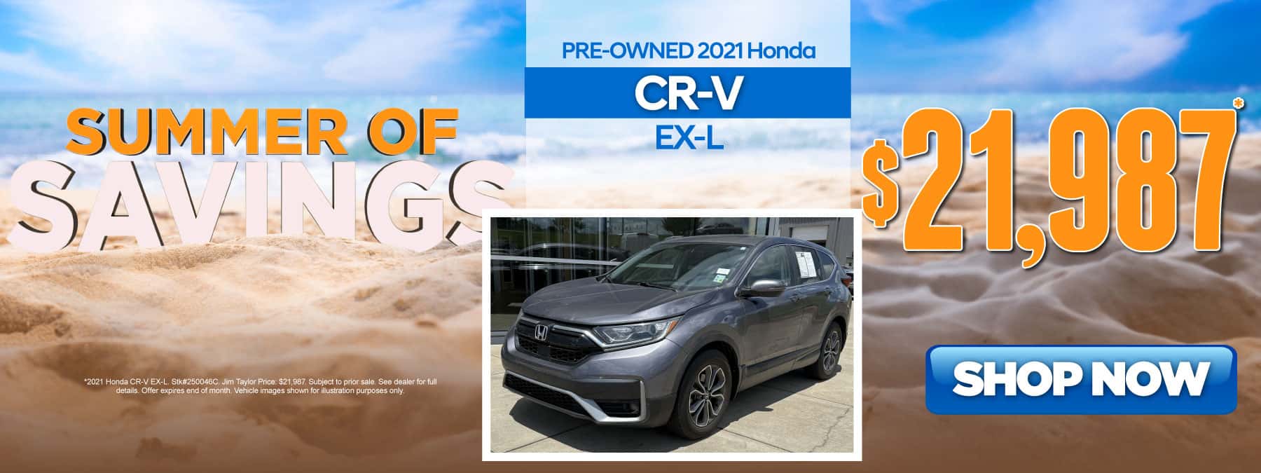 Pre-Owned 2021 Honda CR-V EX-L "$21,987* LINK TO VEHICLE"