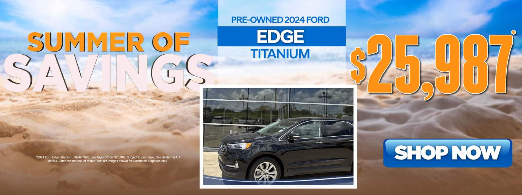 Pre-Owned 2024 Ford Edge Titanium "$25,987* LINK TO VEHICLE"