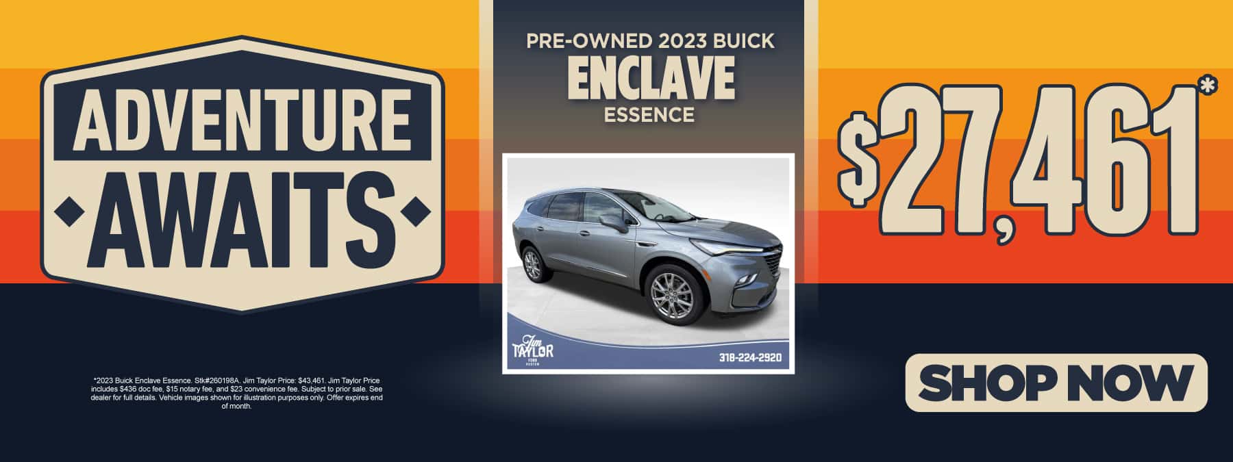 Pre-Owned 2023 Buick Enclave Essence
