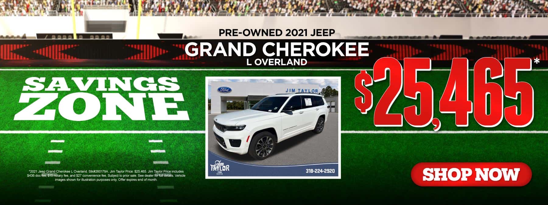 Pre-Owned 2021 Jeep Grand Cherokee L Overland