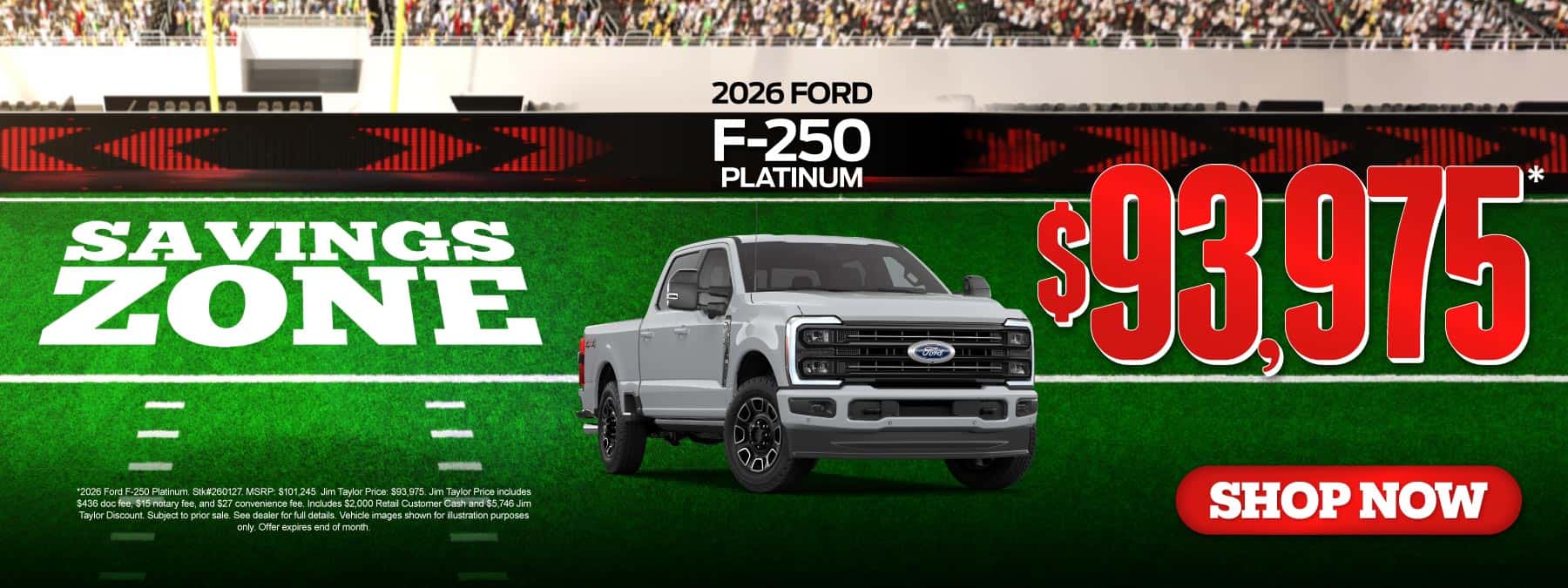 2026 Ford F-250 Platinum $93,975*