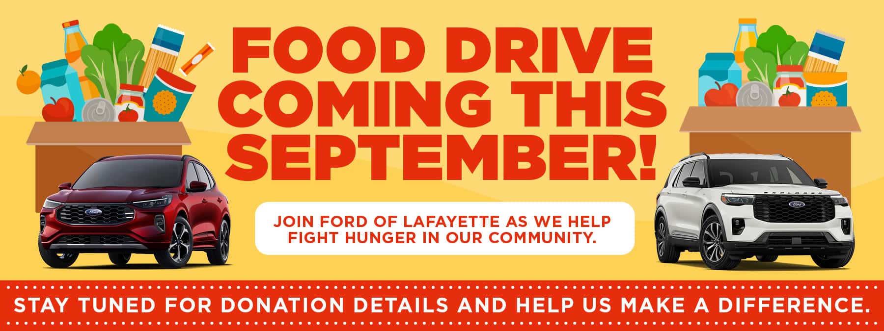September food drive