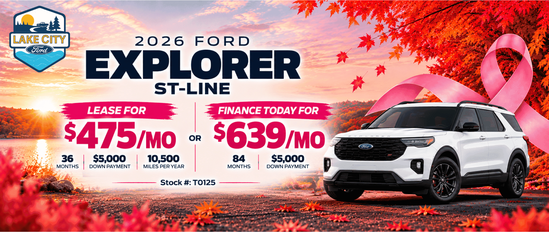 Lake City Ford | 2026 Ford Explorer Lease and Finance payments