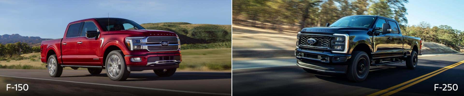 Ford F-150 Vs. F-250 Ford Trucks Comparison
