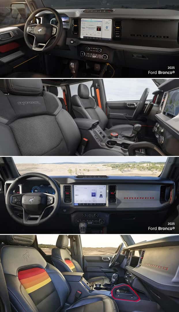2024 vs. 2023 Ford Bronco Interior & Key Features