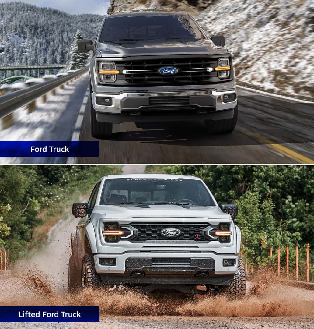 What Are the Differences Between a Ford Truck and a Lifted Ford Truck?