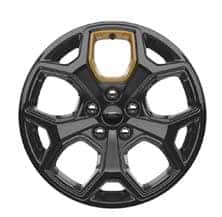 18high gloss ebony black-painted aluminum with electric spice accents