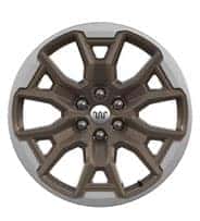22x 9sinister bronze with diamond-cut machined-face aluminum wheels