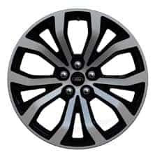 20 Ebony-Painted Machined Aluminum
