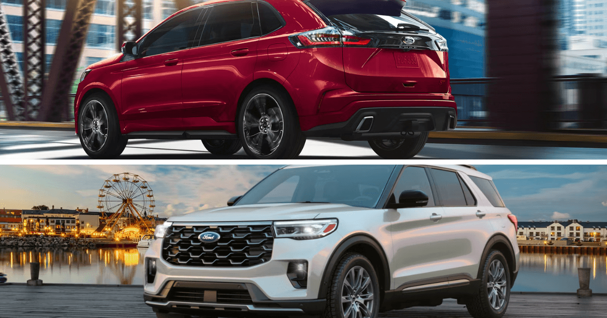 Ford Edge vs Ford Explorer