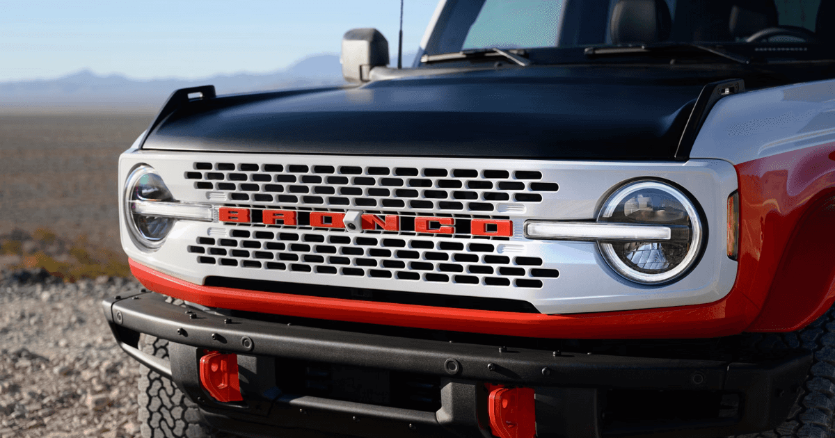 2026 Ford Bronco grille