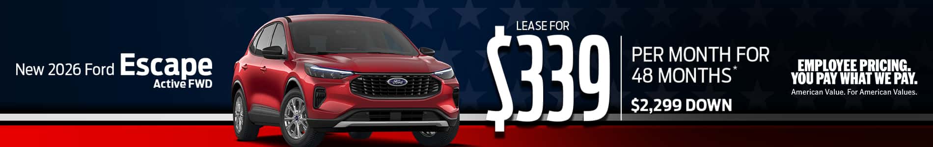 New 2026 Ford Escape Active FWD