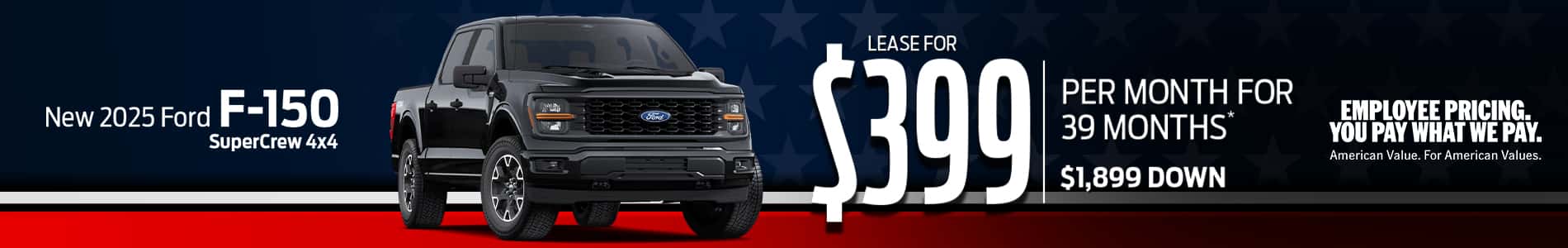 New 2025 Ford F‑150 SuperCrew 4x4