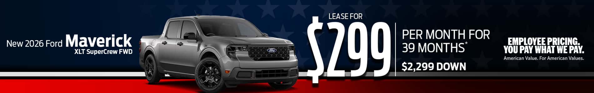 New 2026 Ford Maverick XLT SuperCrew FWD