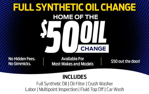 Home of the $50 Oil Change
