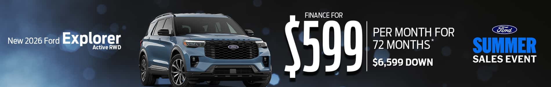New 2026 Ford Explorer Active RWD