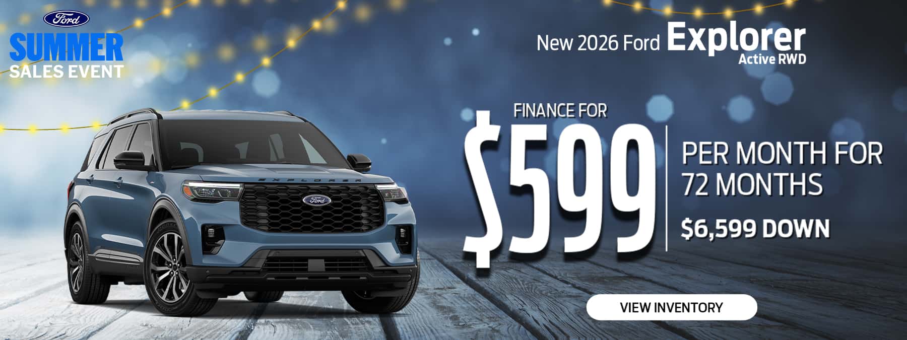 New 2026 Ford Explorer Active RWD