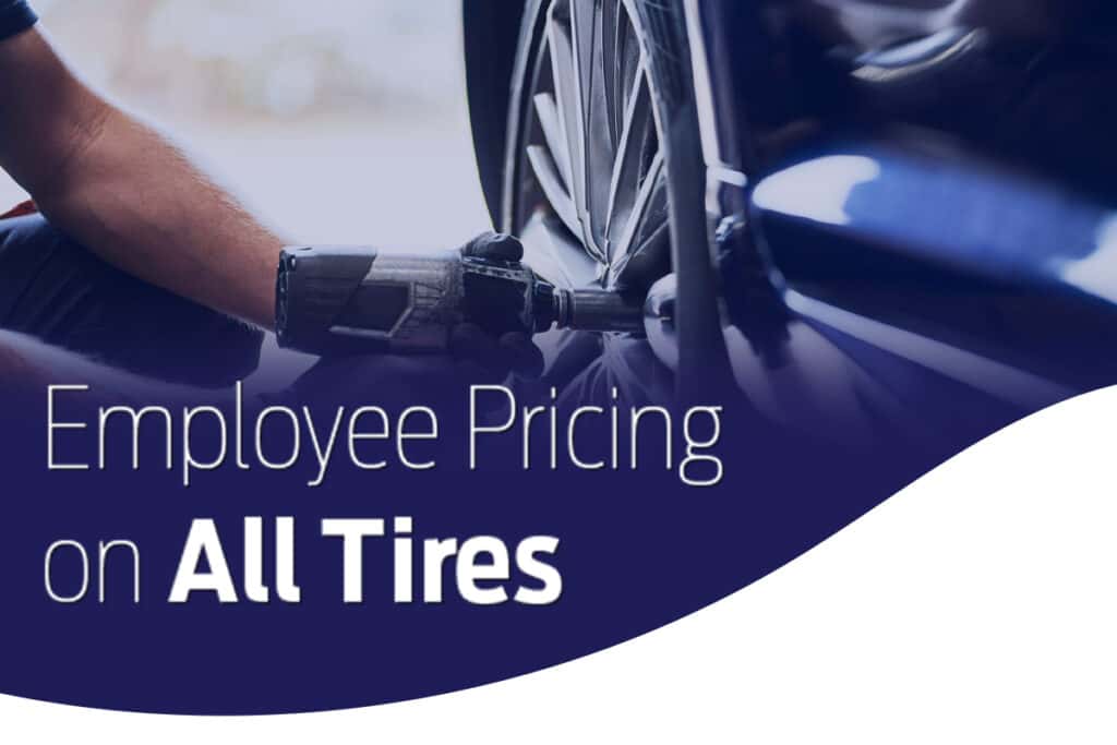 Employee Pricing on Tires