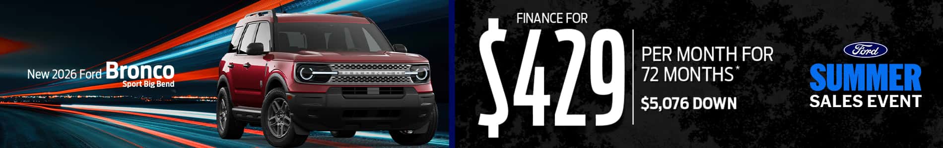 New 2026 Ford Bronco Sport Big Bend
