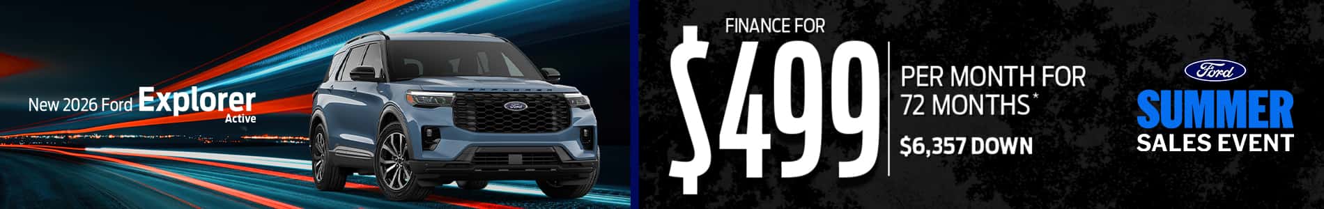 New 2026 Ford Explorer Active