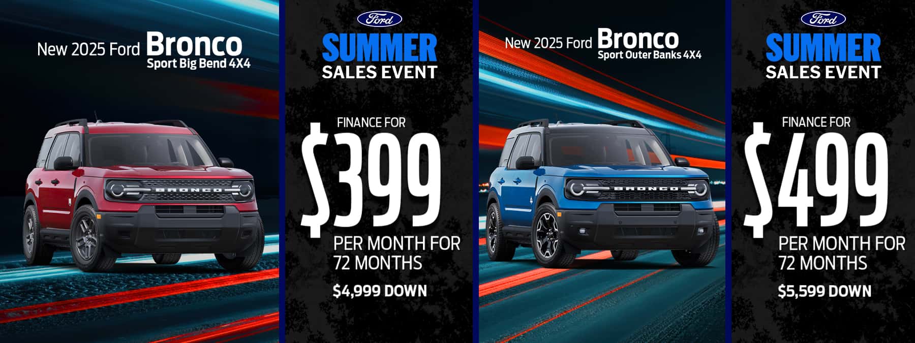 New 2025 Ford Bronco Sport Big Bend 4X4
