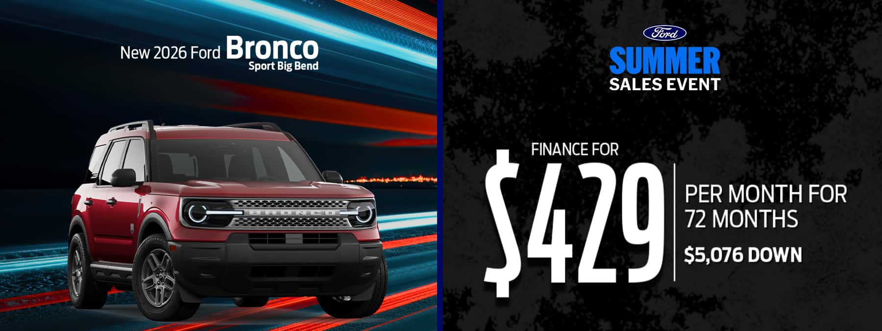New 2026 Ford Bronco Sport Big Bend