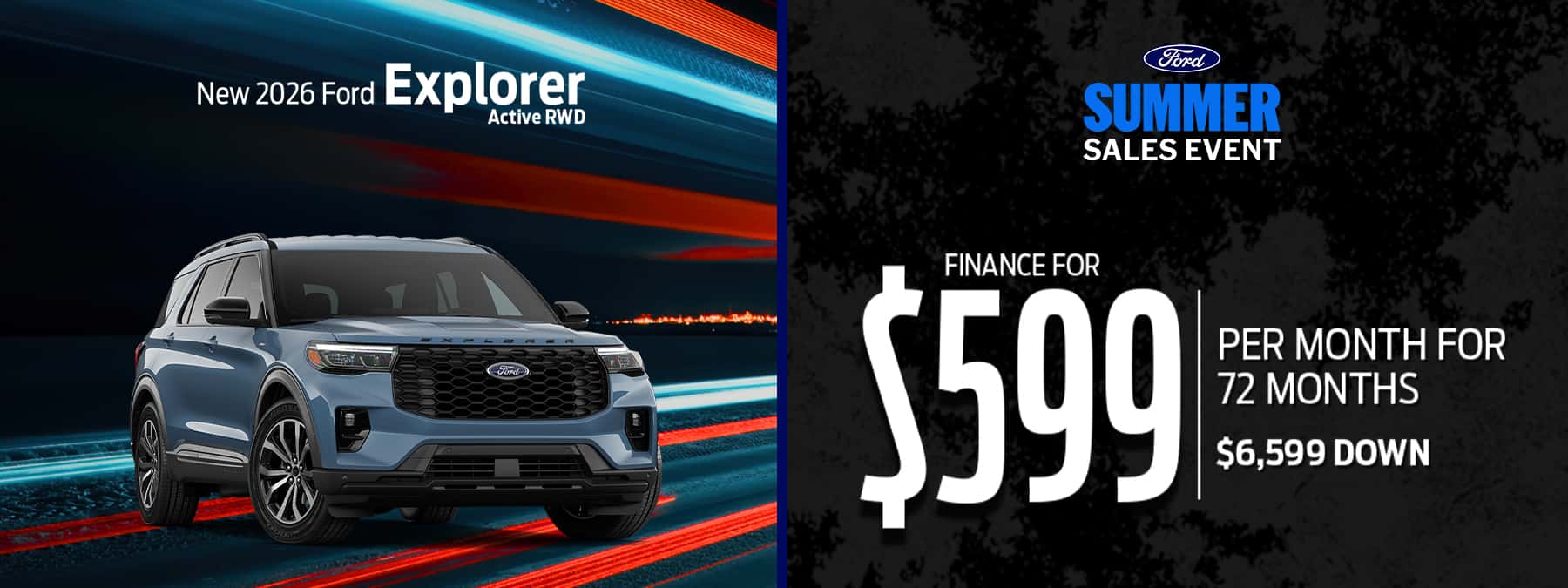 New 2026 Ford Explorer Active RWD