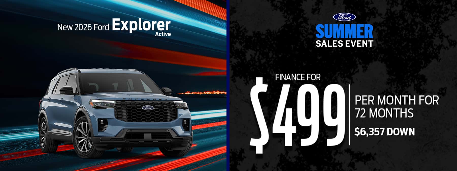 New 2026 Ford Explorer Active