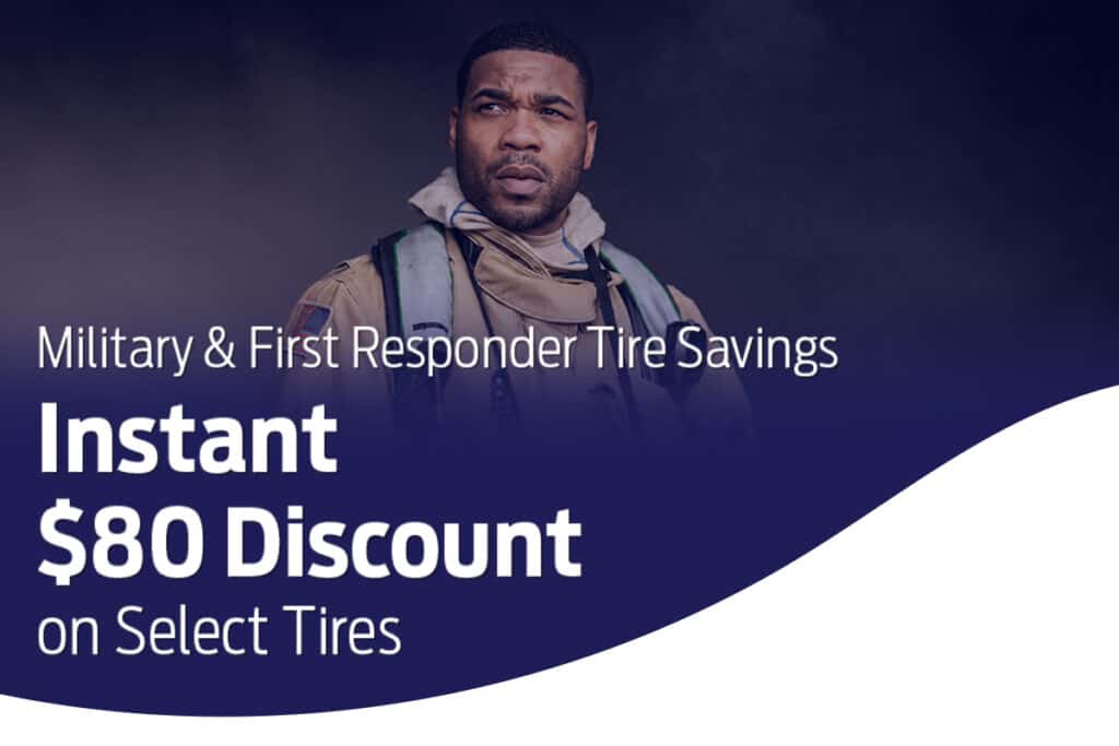 Military & First Responder Tire Savings