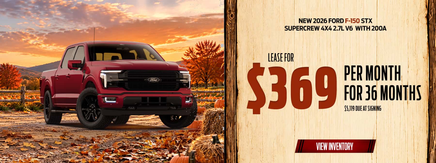 New 2026 Ford F-150 STX SuperCrew 4X4 2.7L V6