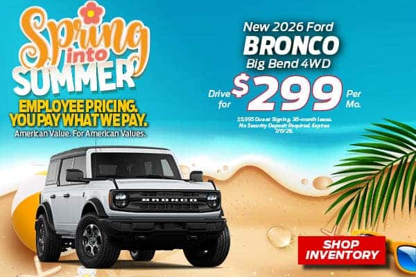 New 2026 Ford Bronco Big Bend®