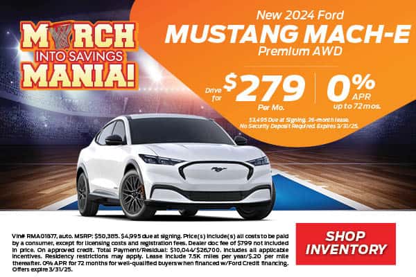 New 2024 Ford Mustang Mach-E Premium