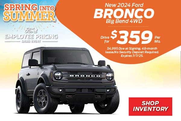 New 2024 Ford Bronco Big Bend®
