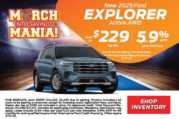 New 2025 Ford Explorer Active