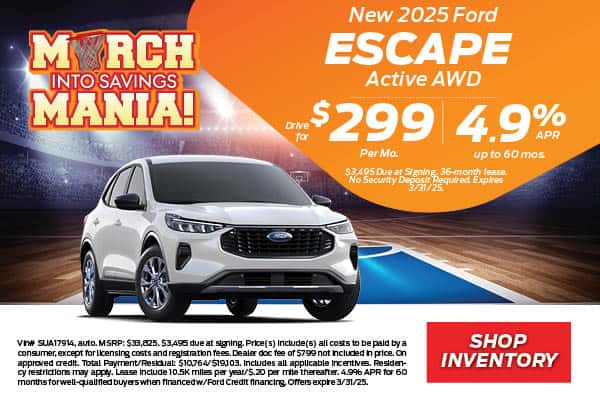 New 2025 Ford Escape Active™ 1.5L EcoBoost