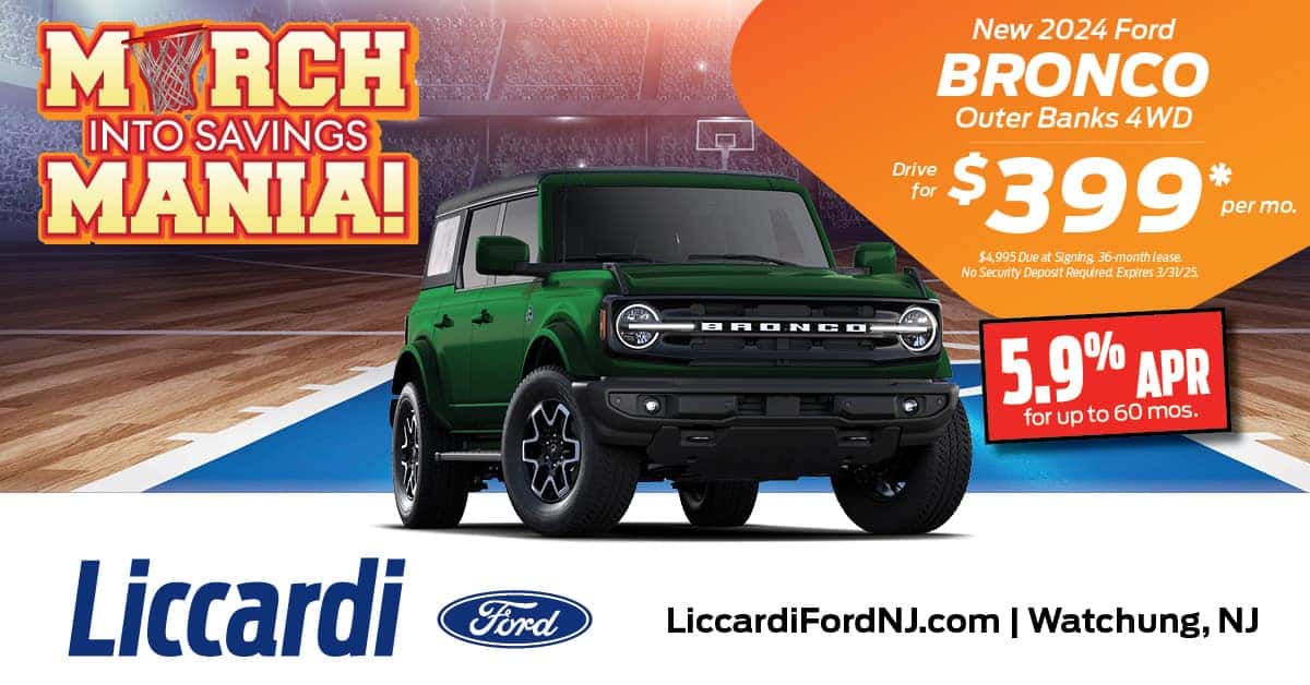 ford bronco lease offers at liccardi ford
