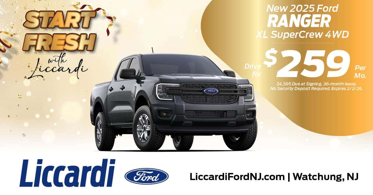 Ford Ranger Lease Offers Available At Liccardi Ford