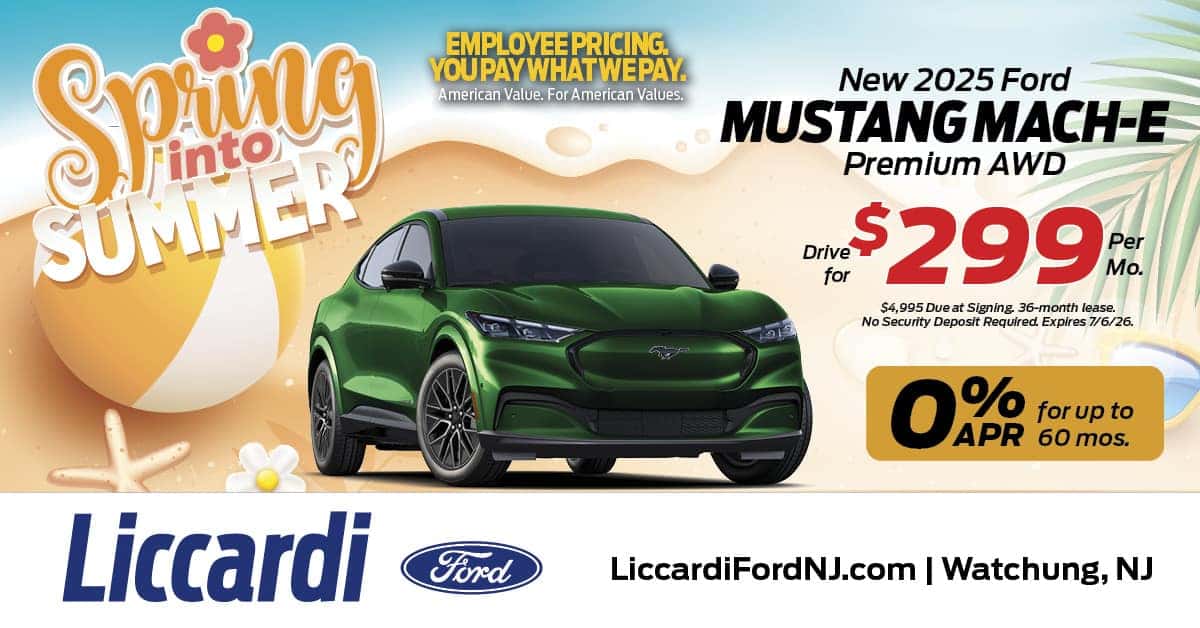 Ford Mustang Mach-E Lease Offers Available at Liccardi Ford