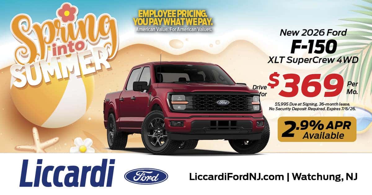 New Ford F-150 Truck Lease Offers Available At Liccardi Ford