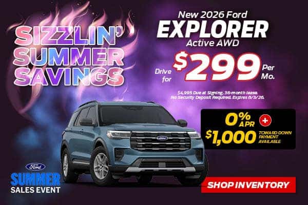 New 2026 Ford Explorer Active