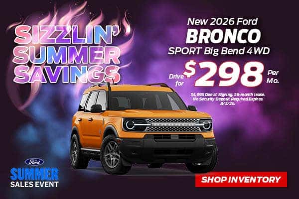 New 2026 Ford Bronco Sport Big Bend®