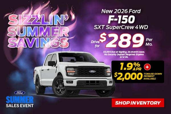 New 2026 Ford F-150 STX® 2.7L V6 EcoBoost® Engine with Auto Start-Stop Technology